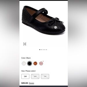 Sugar
Toddler Girls Lil Drea Mary Jane Loop Closure Ballet Flats Sz 8